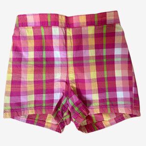 GARANIMALS GIRLS MULTI-COLOR PLAID SHORTS SIZE 5T